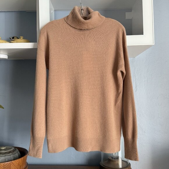 Halogen 100% Cashmere Turtleneck Sweater Size S - Picture 2 of 4